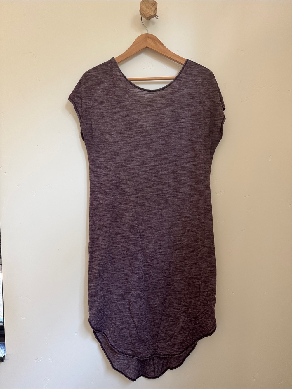 lululemon athletica Plum Heather Short Sleeve Tunic